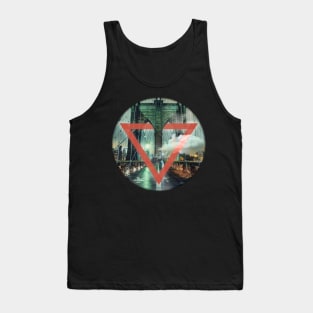 NYC Red Triangle Tank Top